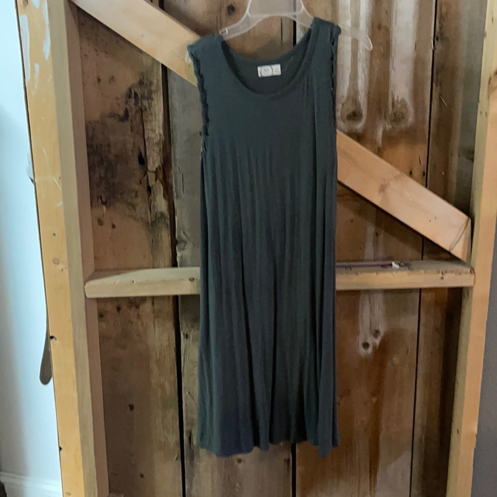 Gray T-shirt dress